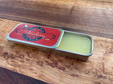 Lip Balms Packaged in Vintage Slider Tins